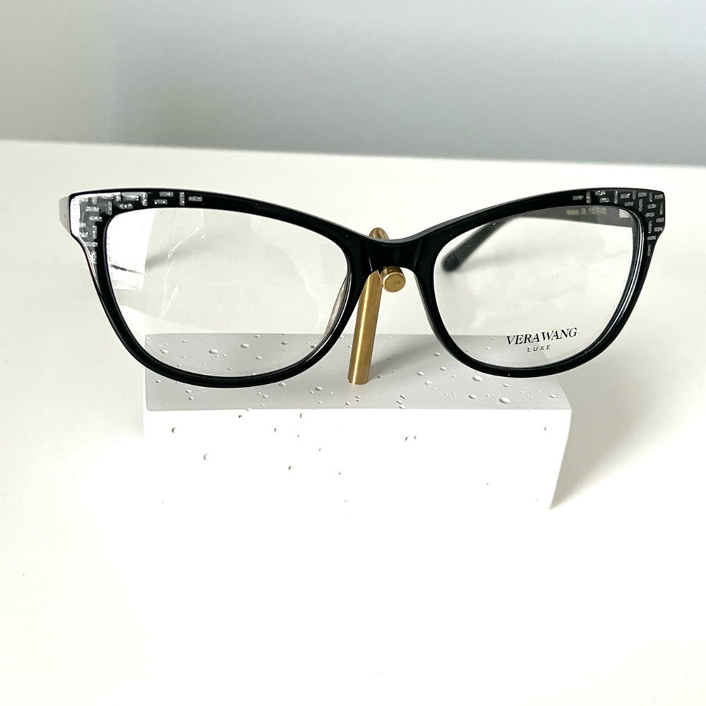 Vera Wang Marianna Ebony frame. Fantastic Bling! New! 52-17-135